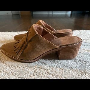 Madewell Dani Fringe Mule - Alexa Ching 9.5